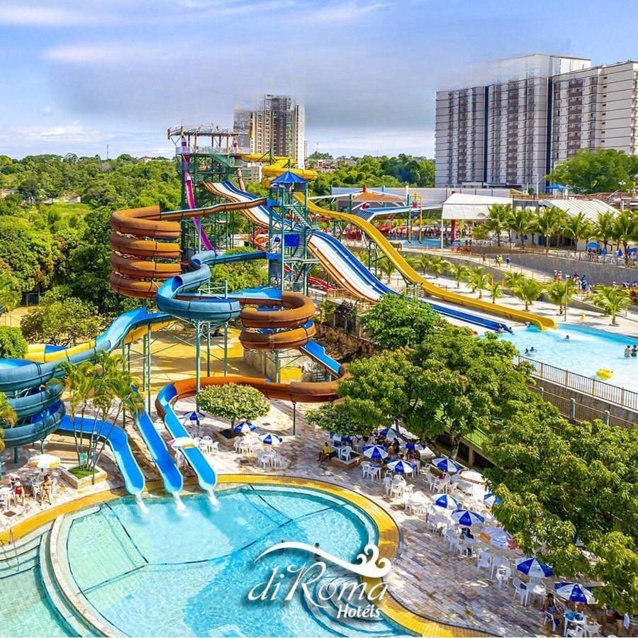 Caldas Novas - 2024 - Diroma Spazzio Acesso Ao Vulcao - Com Piscina Do Hotel 24 Horas Dış mekan fotoğraf